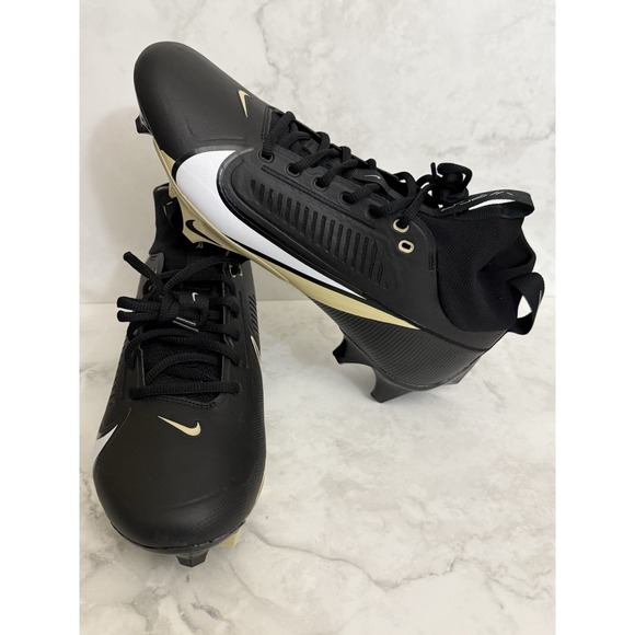 Nike Vapor Edge Pro 360 2 Football Cleats Black Gold FN7759-004 Men\'s Size 10 main image 4